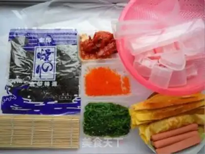 Make Colorful kimbap step 3