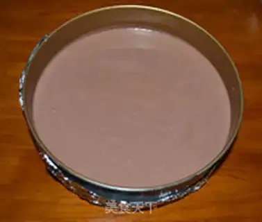 Make chocolate mousse cake step 7