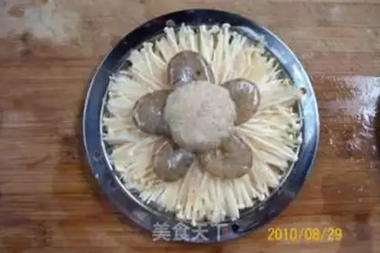 Make Dragon and phoenix are auspicious, silver thread chrysanthemum step 9