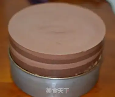 Make chocolate mousse cake step 10