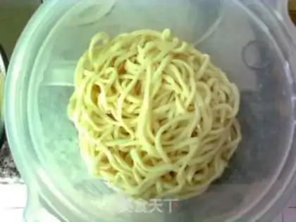 Make noodles with bean step 9