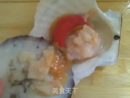 Make Steamed vermicelli with garlic scallops step 4