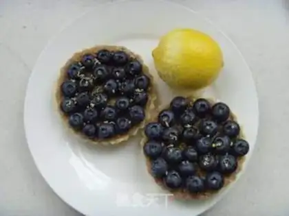Make blueberry cheese tower step 15