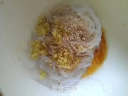Make Steamed vermicelli with garlic scallops step 7
