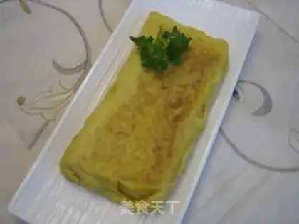 Make thick egg roast step 12