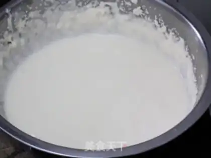 Make Mango cheese mousse cake step 5