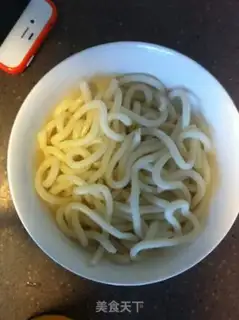 Make Udon noodles in tomato and oyster sauce step 2