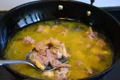 Make Roasted duck with green pepper and potato step 5