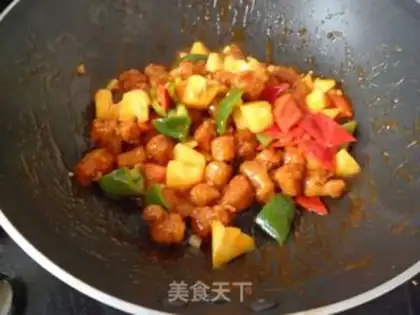 Make pork and pineapple step 17