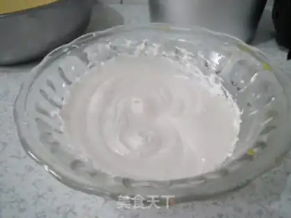 Make Mango cheese mousse cake step 8