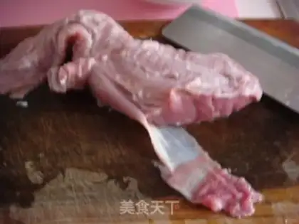 Make Barbecue pork with honey sauce step 1