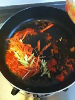 Make Udon noodles in tomato and oyster sauce step 5