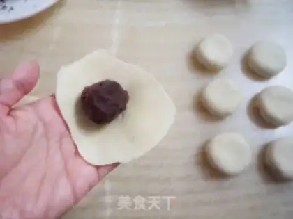 Make red bean cake step 7