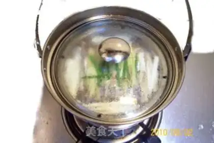 Make Steamed eel with onion, ginger, rice straw, rice straw, fragrant with fragrant aroma step 12