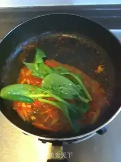 Make Udon noodles in tomato and oyster sauce step 6