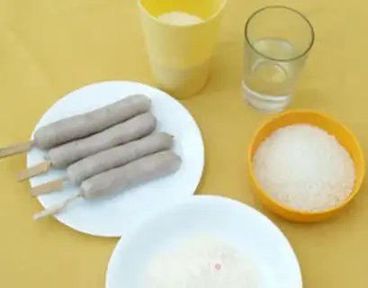 Make American corn dog step 0