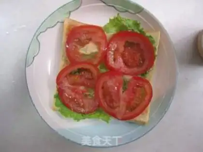 Make Egg and ham sandwich step 9