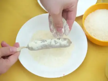 Make American corn dog step 3