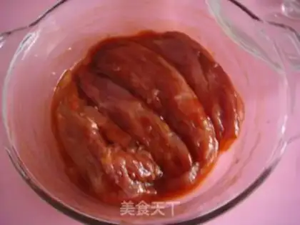 Make Barbecue pork with honey sauce step 6