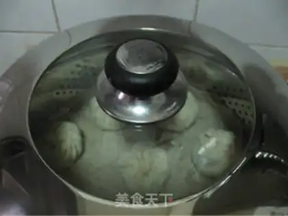 Make Sauce pork bun step 16