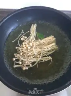 Make Spinach cold mushroom step 3