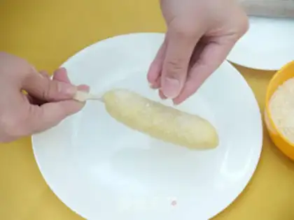 Make American corn dog step 5