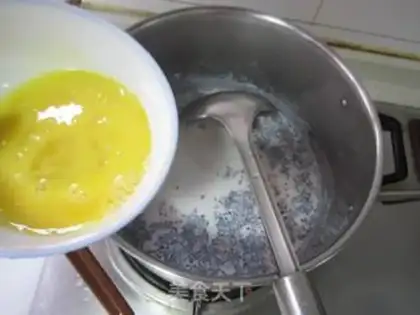 Make milk egg mash step 7