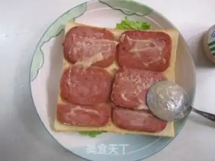Make Egg and ham sandwich step 13