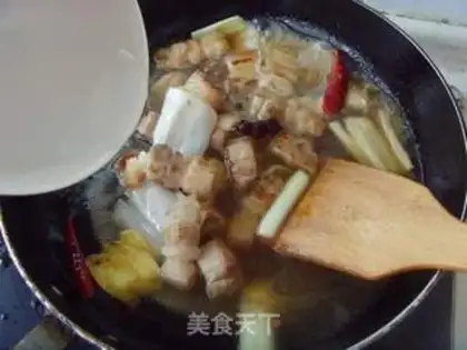 Make Stewed potatoes with pork belly step 5