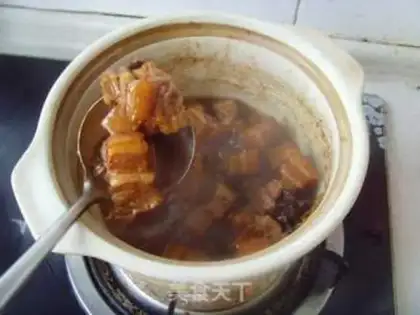 Make Stewed potatoes with pork belly step 7