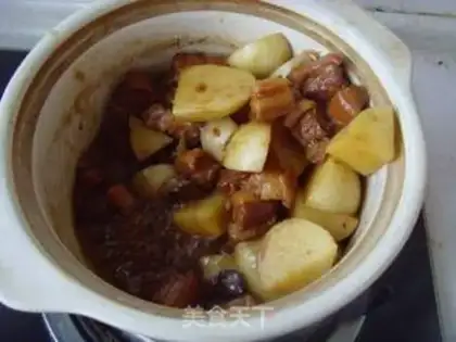 Make Stewed potatoes with pork belly step 9