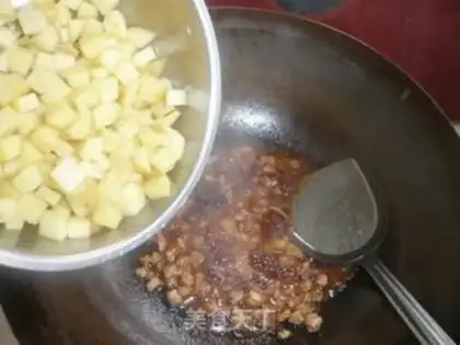 Make Sauce three dices step 7