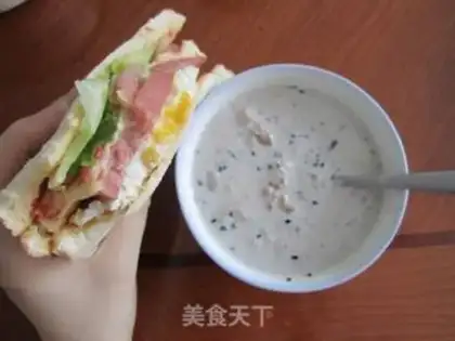 Make Egg and ham sandwich step 20