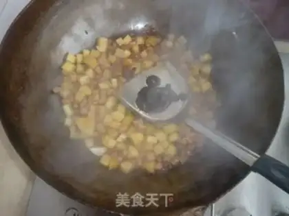 Make Sauce three dices step 8