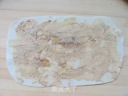 Make milk-flavored brown sugar sesame cake step 5