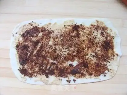 Make milk-flavored brown sugar sesame cake step 6
