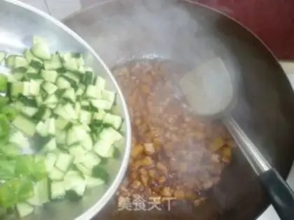 Make Sauce three dices step 10