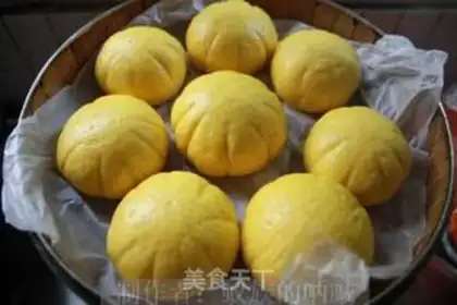 Make Shell bean paste steamed buns step 13