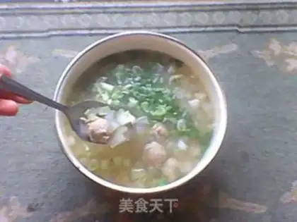 Make Winter melon beef meatball soup step 10