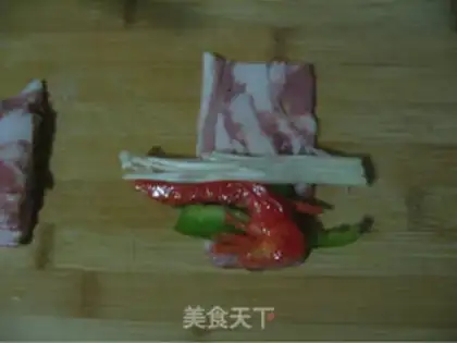 Make Vegetable bacon roll step 9