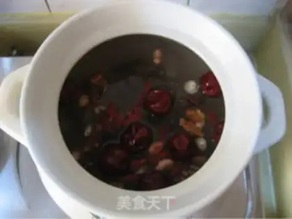 Make eight-treasure porridge step 11
