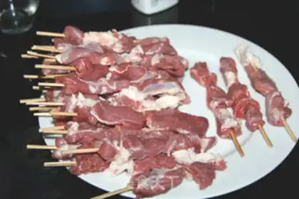 Make Chili cumin mutton kebabs step 2