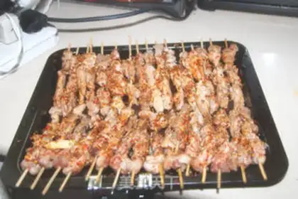 Make Chili cumin mutton kebabs step 5