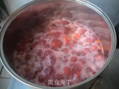 Make large-fruit strawberry jam step 6