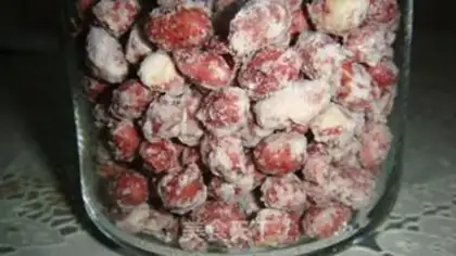 Make frosted peanuts step 9