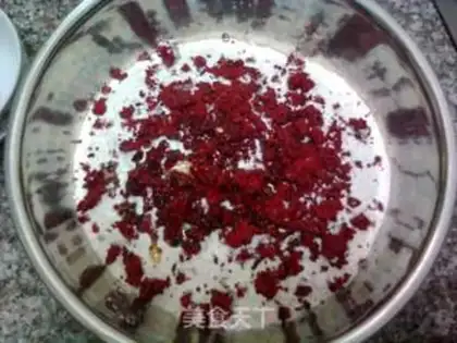 Make Red fermented steamed buns step 1