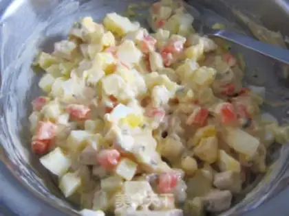 Make Russian salad step 8