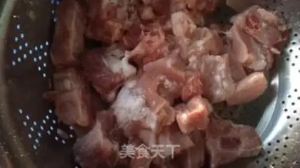 Make Steamed pork ribs with mouldy bamboo shoots step 3