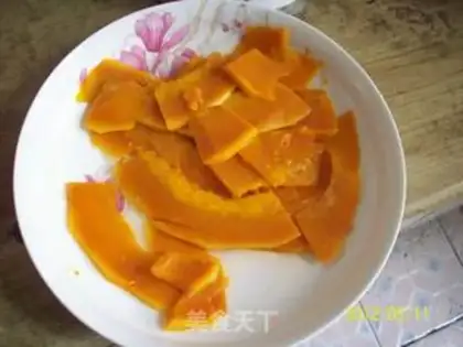 Make Korean pumpkin porridge step 1