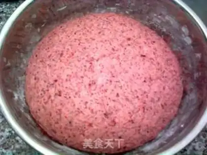 Make Red fermented steamed buns step 3